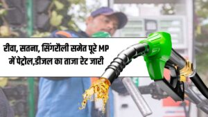 Petrol Diesel Price MP : रीवा, सतना, सिंगरौली समेत पूरे MP में पेट्रोल,डीजल का ताजा रेट जारी, रेट में गिरावट 