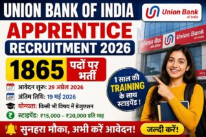 Union Bank of India Apprentice Recruitment 2026